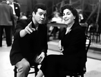 With Licia Albanese, November 1955