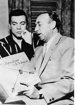 With Joe Pasternak, 1952